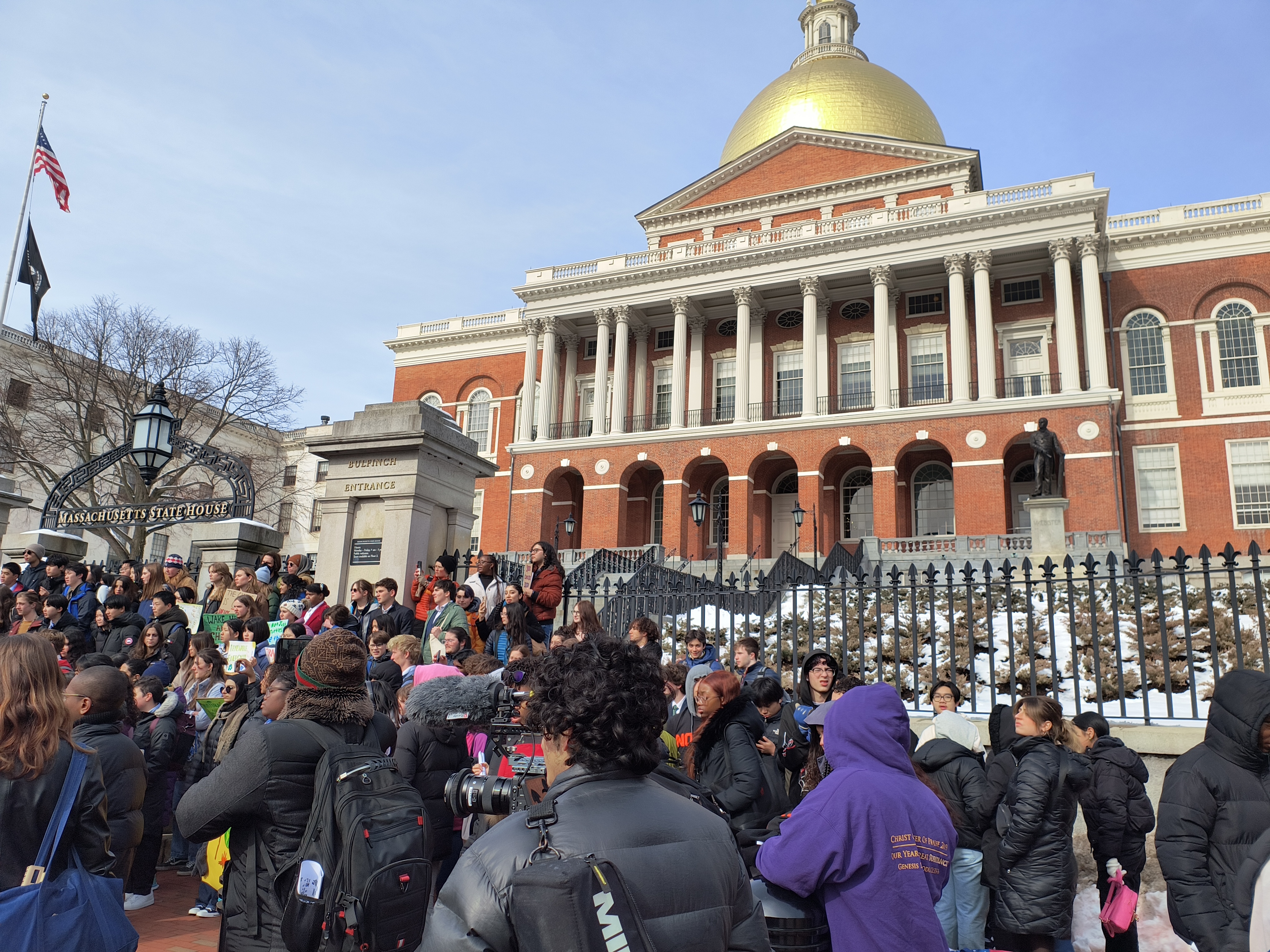 Youth Rally at the State House for Climate Action